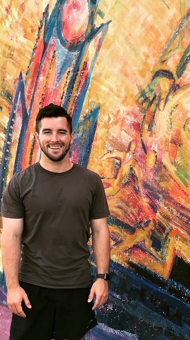 Zac Herring, a senior at the Croft Institute majoring in international studies, German and economics, visited the Berlin Wall during his studies this year at the University of Cologne in Germany. 